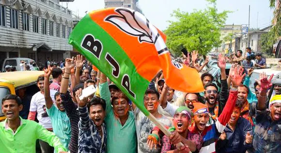 BJP Heads For Landslide Win, Workers Celebrate Across India