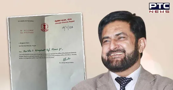 Punjab Advocate General Anmol Rattan Sidhu resigns; name of Vinod Ghai as next A-G doing rounds