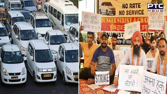 Commuter chaos: Chandigarh cab, auto drivers extend indefinite hunger strike