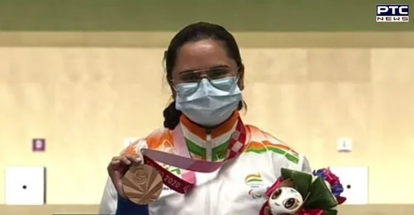 Avani Lekhara wins bronze medal in shooting at Tokyo Paralympics 2020