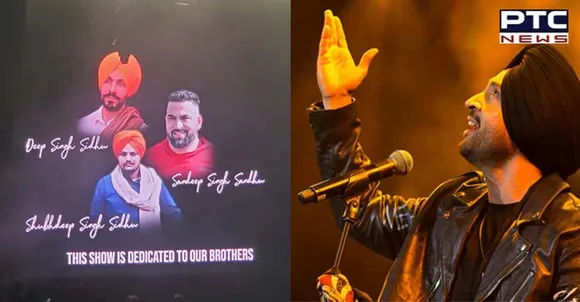Diljit Dosanjh pays tribute to Sidhu Moosewala at his Vancouver concert