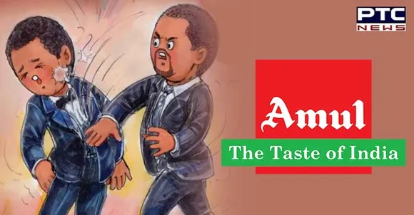 Amul comes out with doodle on Will-Chris slapgate