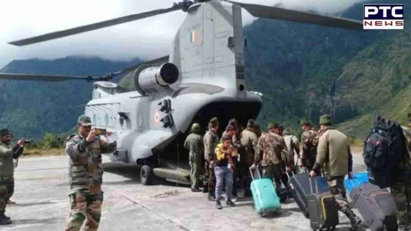 Sikkim flash floods: IAF continues rescue operation in flood-ravaged Sikkim;  2,002 civilians shifted to safer locations