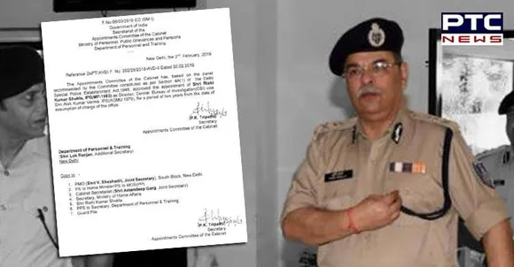 IPS officer Rishi Kumar Shukla appointed new CBI director