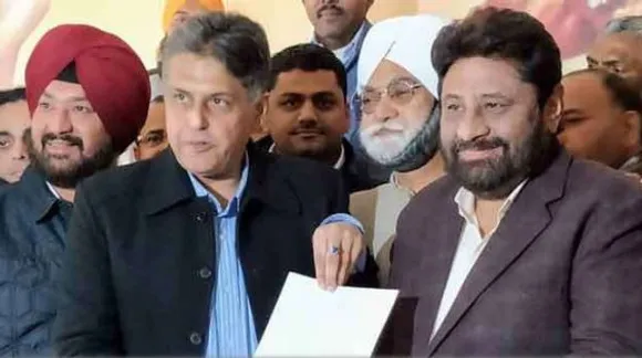 After Navjot Kaur Sidhu , former Ludhiana MP Manish Tiwari seeks congress ticket from Chandigarh parliamentary seat