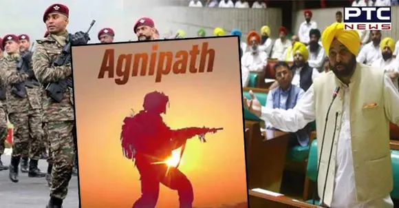Amid opposition by BJP, Punjab Vidhan Sabha passes resolution against Agnipath scheme