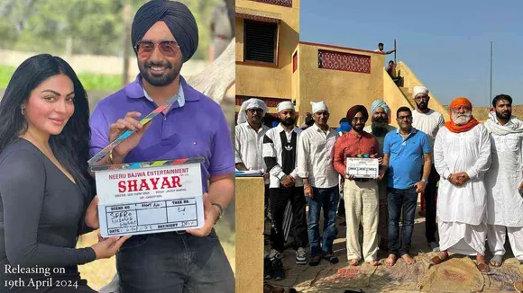 Satinder Sartaaj Unveils Glimpses from the Set of 'Shayar' with Neeru Bajwa and Stellar Cast