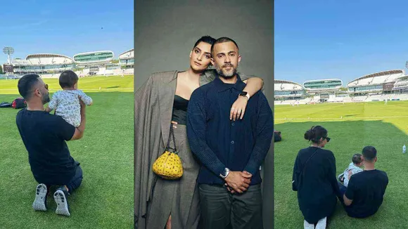 Sonam Kapoor shares adorable pictures with son Vayu and Anand Ahuja; see pictures