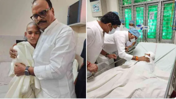 गोरखपुर: बीआरडी मेडिकल कॉलेज पहुंचे डिप्टी सीएम ब्रजेश पाठक, देवरिया हत्याकांड में घायल अनमोल से मिले