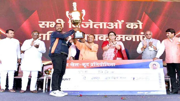देश के लिए 25 फीसदी मेडल यूपी के खिलाड़ियों ने जीते, अमेठी में बोले CM योगी