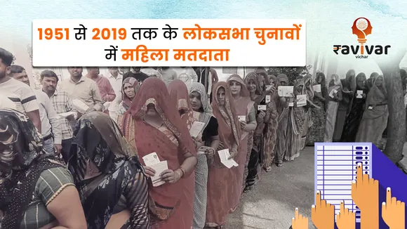 1951 से 2019 तक के लोकसभा चुनावों में महिला मतदाता