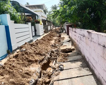 സഞ്ചാര സ്വാതന്ത്ര്യം തകർത്ത് വാട്ടർ അതോറിട്ടി; എത്രയും വേഗം ചാൽ മൂടി സഞ്ചാര സൗകര്യം ഉണ്ടാക്കണമെന്ന ആവശ്യവുമായി നാട്ടുകാർ