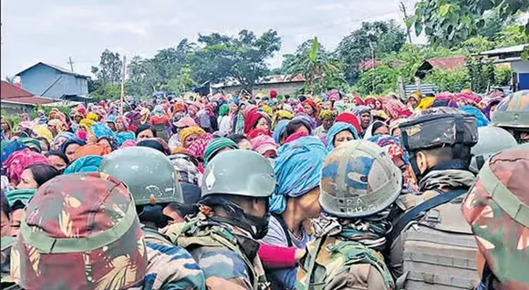 മണിപ്പുരിൽ സുരക്ഷാസേനയും അക്രമികളും തമ്മിൽ വീണ്ടും വെടിവയ്പ്പ്