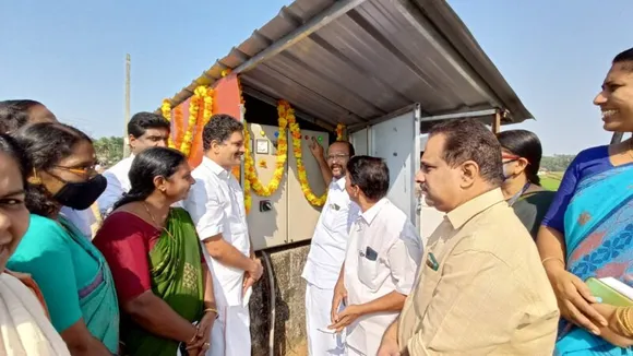 തോട്ടറ പുഞ്ച മനയ്ക്കത്താഴത്ത് വെർട്ടിക്കൽ ആക്സിൽ പമ്പ് ഉദ്ഘാടനം ചെയ്തു