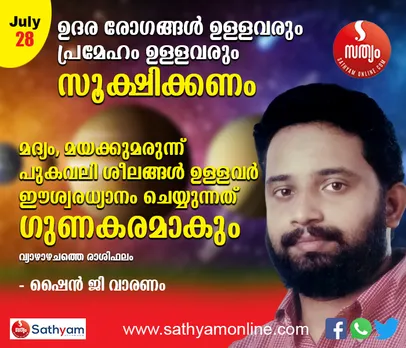 സാമ്പത്തികാഭിവൃദ്ധി, ഏര്‍പ്പെടുന്ന കാര്യങ്ങളില്‍ വിജയം എന്നിവ ഗുണകരമാകും. ഉദര രോഗം ഉള്ളവരും പ്രമേഹ രോഗം ഉള്ളവരും സൂക്ഷിക്കണം - ശംഖ് രാശി പ്രകാരം വ്യാഴാഴ്ച നിങ്ങള്‍ക്കിങ്ങനെ