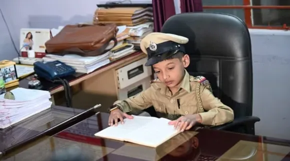 8 YO, Suffering From Heart Ailment, Becomes Inspector For A Day