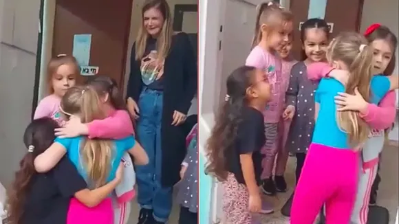 Wholesome Video: Released Hamas Hostage Girl Reunites With Friends