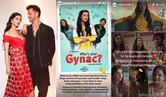 'Heartwarming Show': Hrithik Roshan On Saba Azad's 'Who's Your Gynac?'