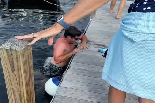 Heartwarming: Stranger Retrieves Woman's Lost Phone From Lake