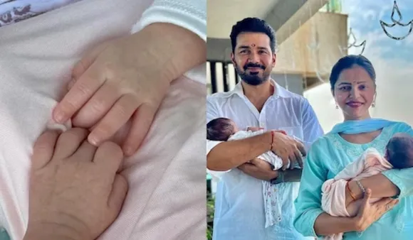 Rubina Dilaik, Abhinav Shukla Share Photos Of Twin Girls, Reveal Names