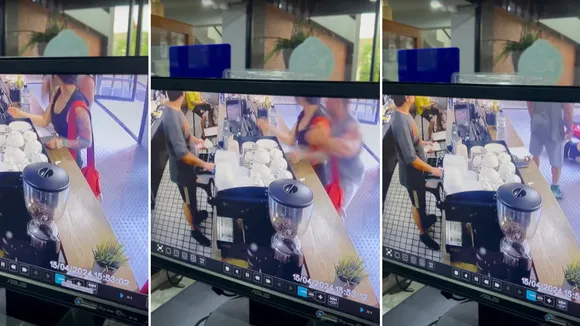 Watch: Bodybuilder Caught On CCTV Assaulting Woman Who Rejected Him