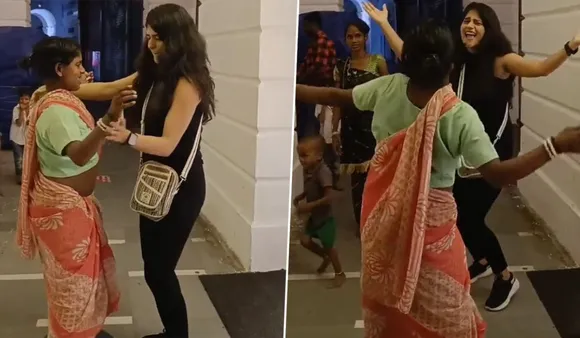 Watch: Delhi Girl Breaks Into Energetic Dance With Homeless Woman