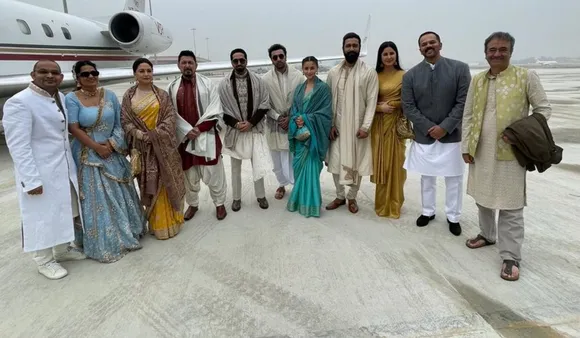 In Pics: Celebs Spotted For 'Pran Pratishtha' Ceremony In Ayodhya