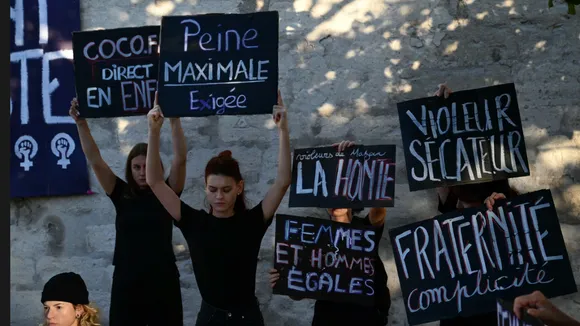 france trial protest