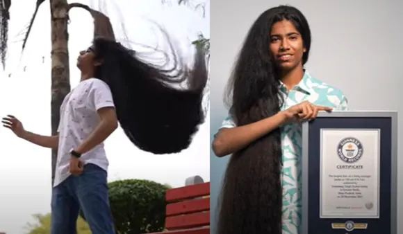 15-Year-Old UP Boy Bags Guinness World Record For Longest Hair