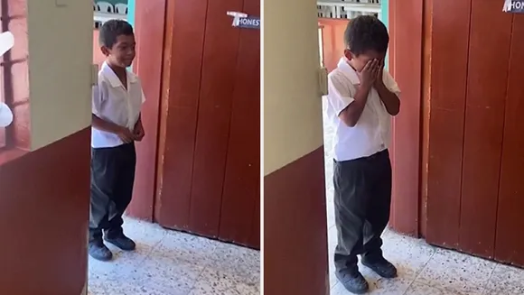 Watch: 8-Year-Old Tears Up As He Celebrates Birthday For First Time