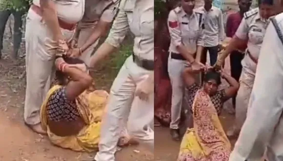'As Per Law', Says MP Cop After Flak For Dragging Woman By Hair
