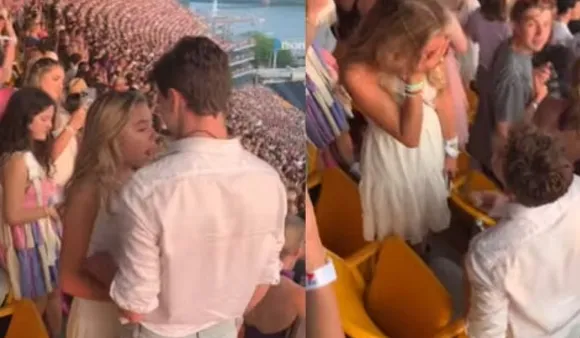 Taylor Swift Sings 'Love Story', Man Proposes To Partner At Concert