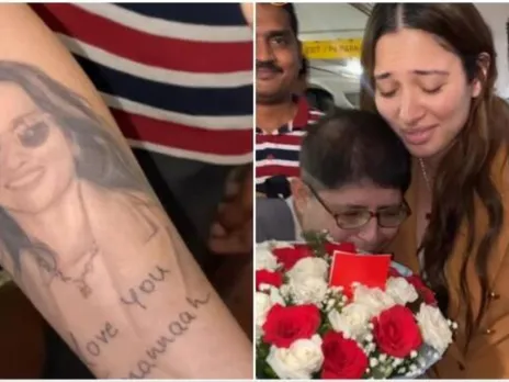 Watch: Tamannaah Bhatia Moved by Fan's Tattoo Tribute