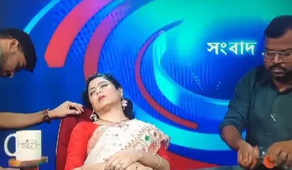 WATCH: Doordarshan Anchor Faints Live Reporting Heatwave Updates