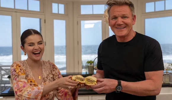 Watch: Gordon Ramsay Teaches Selena Gomez To Cook Breakfast Burger