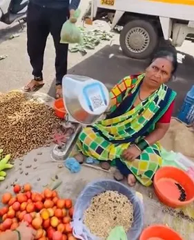 Street Vendor Pastes QR Code At Weigh Basket, Video Goes Viral