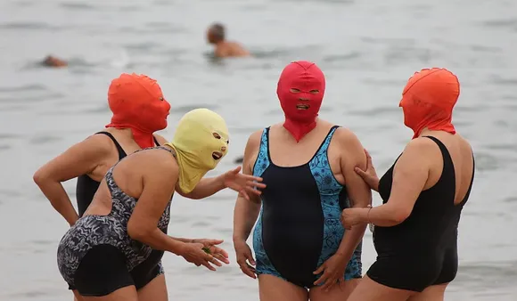 Rising Demand For 'Facekinis' In China Amid Record Heat Wave