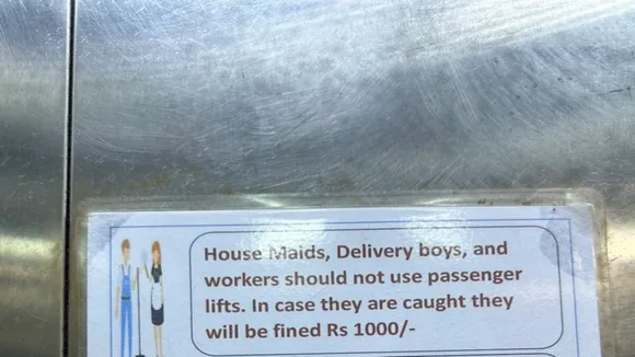 Netizens Condemn Hyd Housing Society Fining Workers For Using Elevator