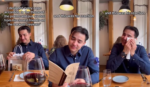 WATCH: Woman Secretly Published Boyfriend's Poems; His Reaction Is Viral