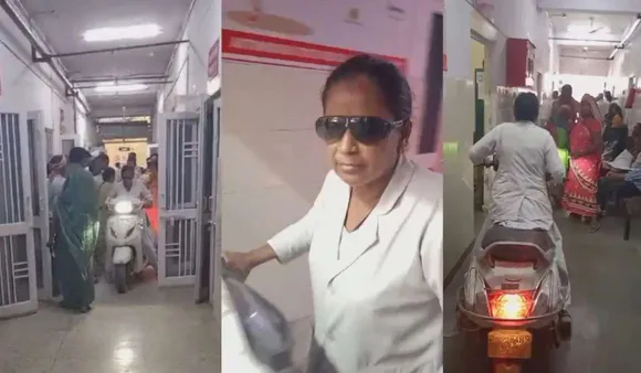 Watch: Why This Nurse Rode Scooter Inside Crowded UP Hospital Ward