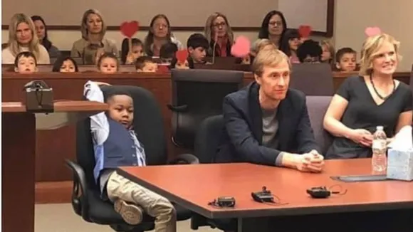 WATCH: 5 Year Old Boy Invites Entire Classroom To Witness His Adoption