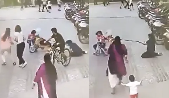 On Cam: Girl, 6, Attacked By German Shepherd In Ghaziabad Society