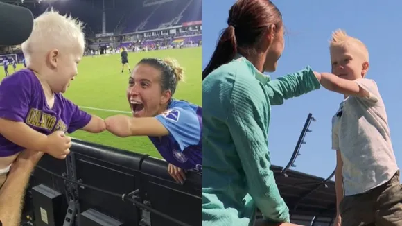 Watch: Soccer Player And Fan Recreate Iconic Elbow Bump Moment