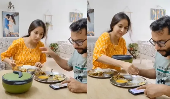 Viral Video Of Wife Giving Up Food For Husband Glorifies Patriarchy