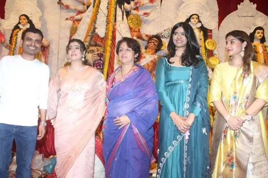 Durga Puja celebrations by actors
