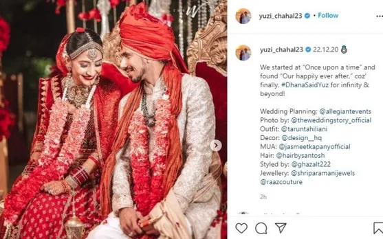 Yuzvendra Chahal Dhanashree Verma wedding