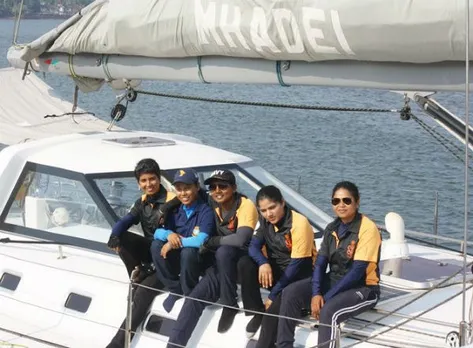 India's first all-women crew sailers