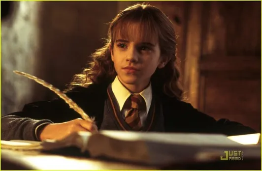 Emma Watson as Hermione Granger in the Harry Potter series Picture By: Just Jared Jr.