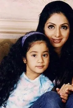 Janhvi Kapoor and Sridevi