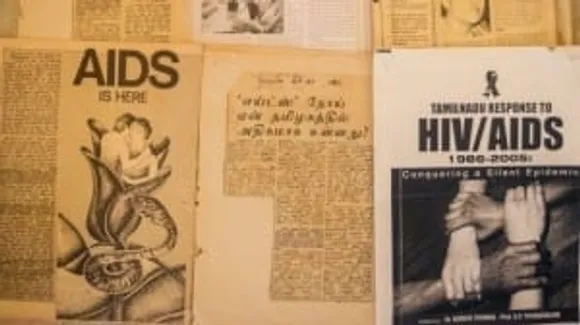 HIV newspaper cuttings